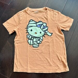Hello Kitty Halloween Glow In the Dark tee, size 5T